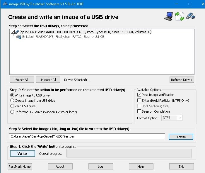 Инструменты для работы с изображениями USB Imageusb Как записать изображение на USB