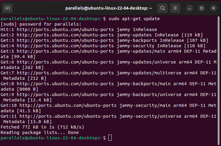 Ubuntu Настройка Subversion Sudo Apt Получить обновление