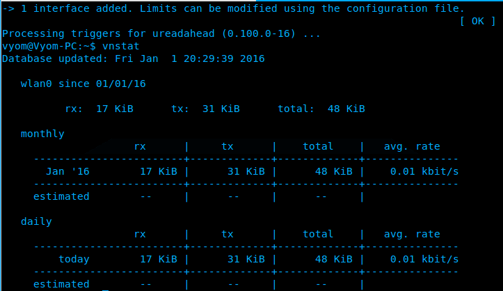 Ubuntu_vnstat_output