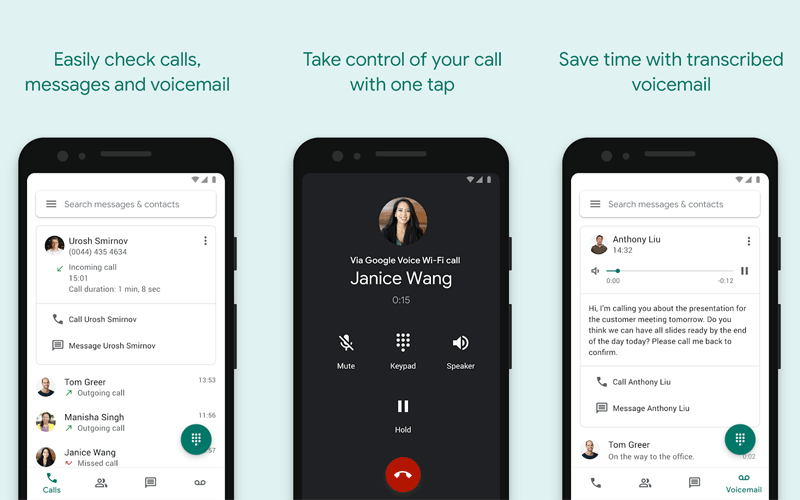 Заставки Virtual Sim Google Voice