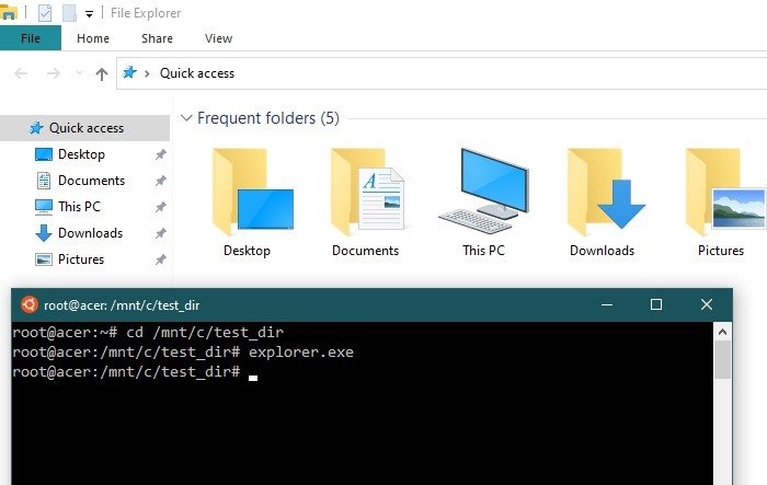 WSL Установить Explorer Exe