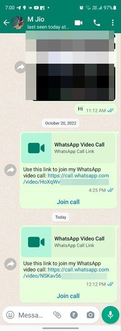 Тип ссылки для звонков в WhatsApp