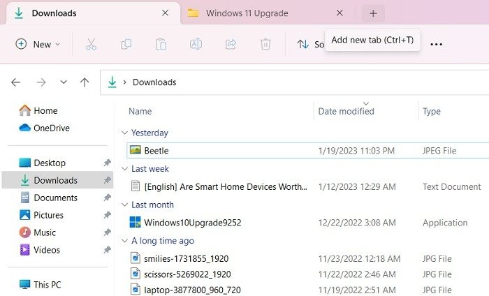 Зачем обновлять вкладки проводника Windows 11