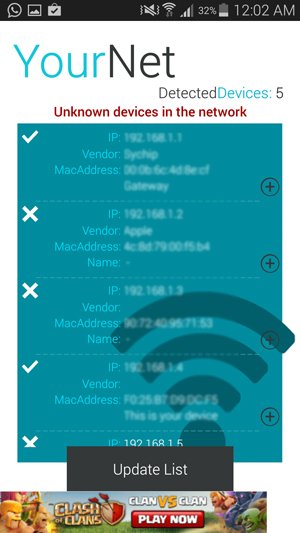 WiFi-Инспектор-Обнаруженные-Устройства