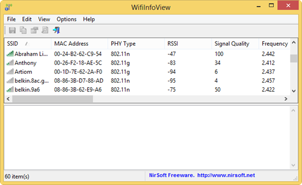 wifiinfoview