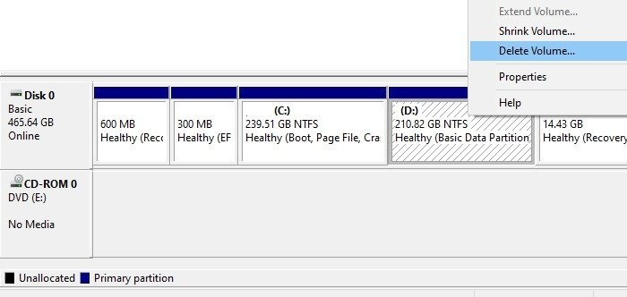 Win11 10 Uefi в Bios удалить раздел тома