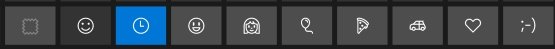 Windows-10-emoji-категории