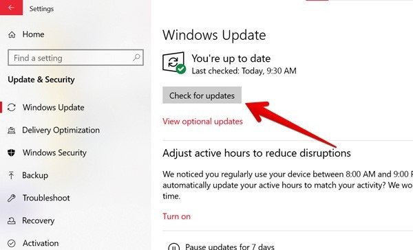 Windows 11 проверить наличие обновлений