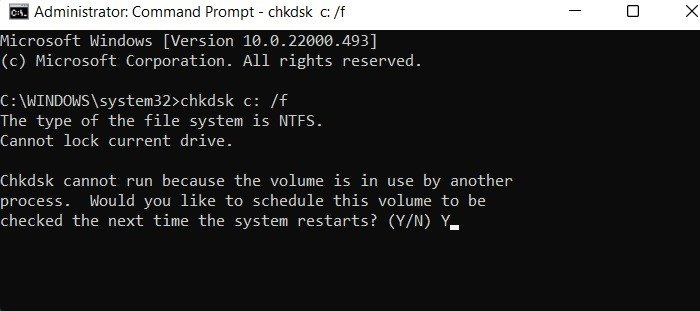 Проблема с жестким диском Windows Chkdsk