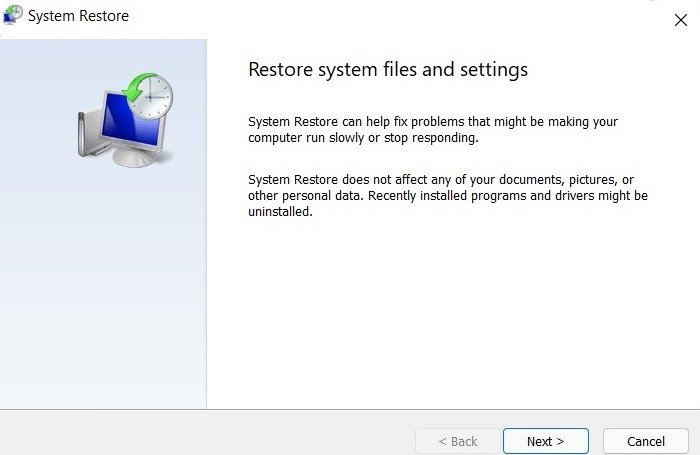 Проблема с жестким диском Windows. Восстановите настройки системных файлов.