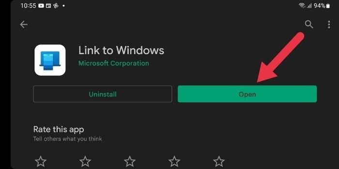 Приложение Windows Link