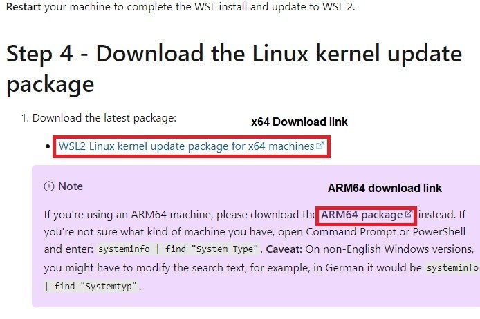 Пакет обновления Windows Linux Ext4 Wsl Linux