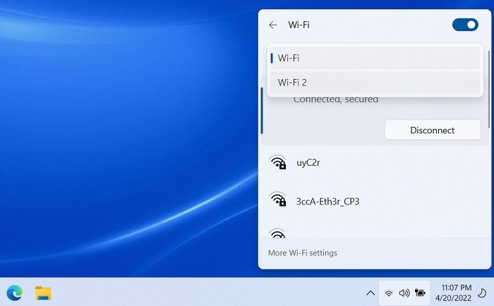 Сетевой кабель Windows отключен Wi-Fi Wi Fi2