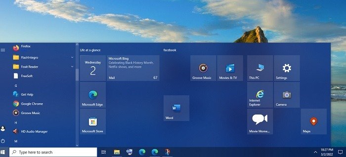 Эффекты прозрачности Windows Прозрачное меню «Пуск» в Windows 10