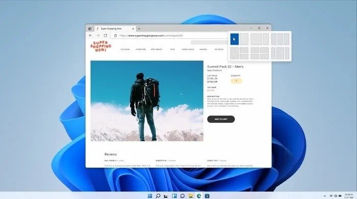 Улучшения Windows11. Привязка макетов