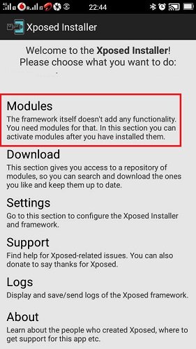 Установщик Xposed в Android