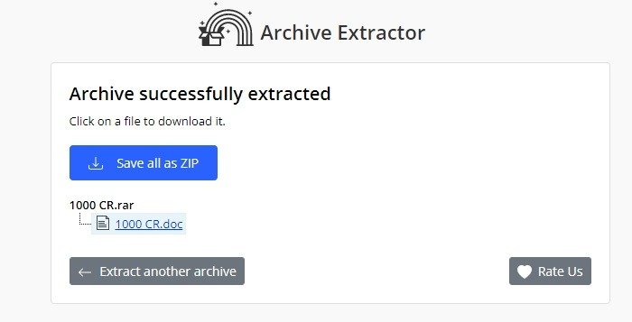 Скачать файл Zip Rar Google Drive Extract.me