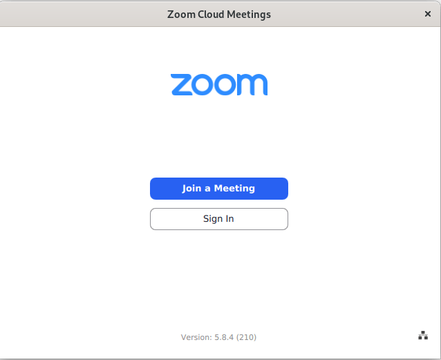 Запуск приложения Zoom Fedora