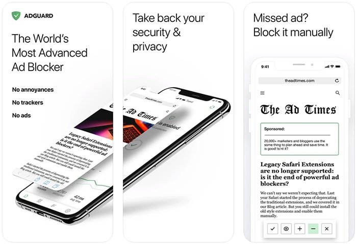 Блокировщики рекламы Iphone Adguard