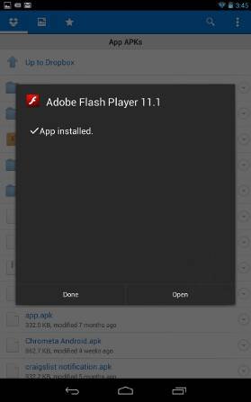 добавить-flash-в-Android-APK-установлено