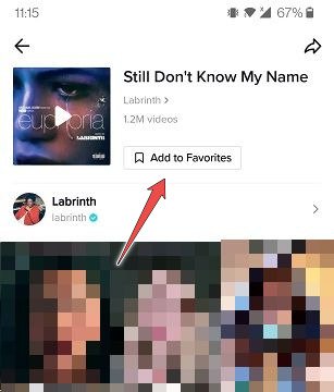 Добавить больше песен Tiktoks Добавить в избранное