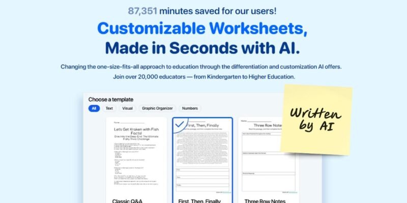 Ai For Teachers Worksheet.ai Создание графических органайзеров