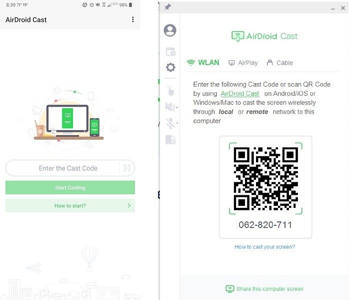 Обзор Airdroid Cast Разрешить доступ