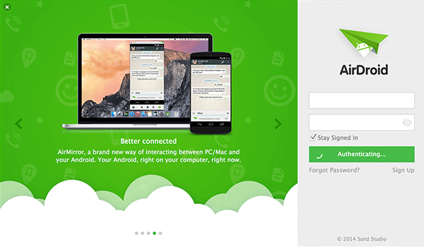 airdroid3-зеркалирование