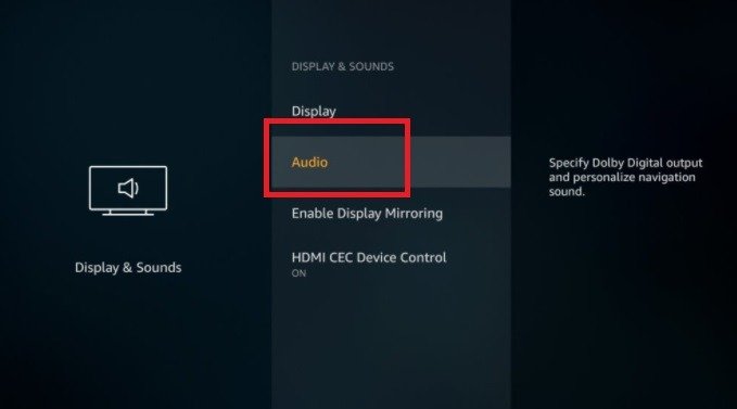 Amazon Fire Stick не работает Dolby Audio