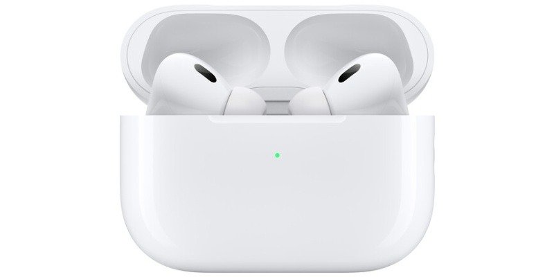 Airpods в защитном зарядном чехле