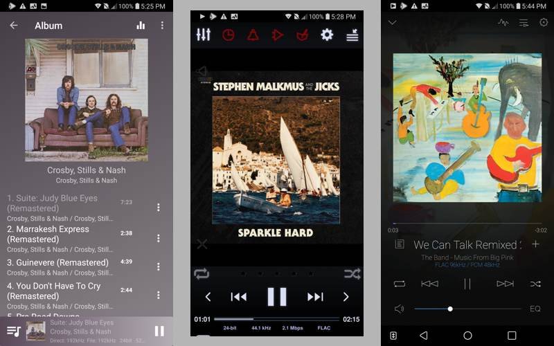 Приложения для аудио высокого разрешения для Android