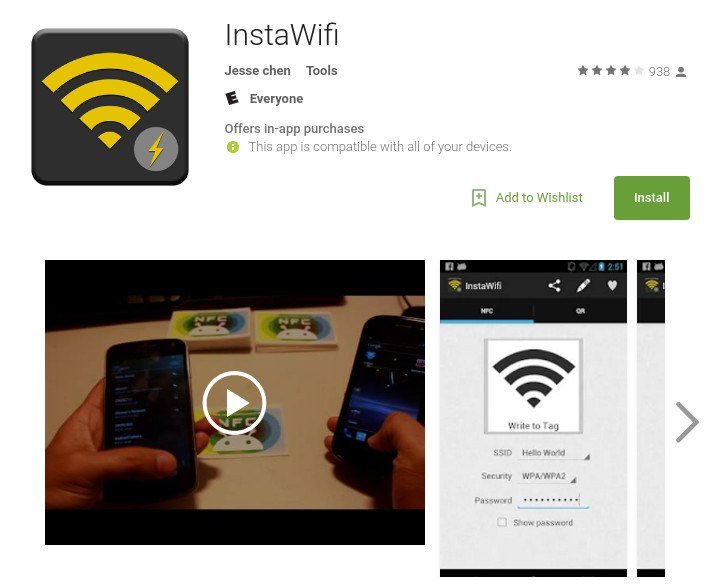 Android-nfc-instawifi