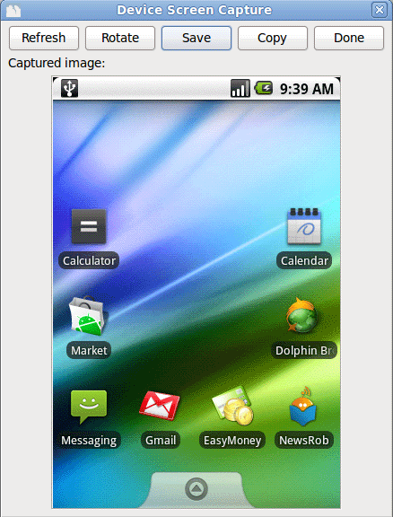 Android-скриншот-окно