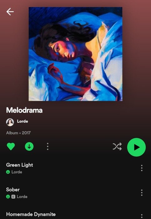 Android Spotify загружен