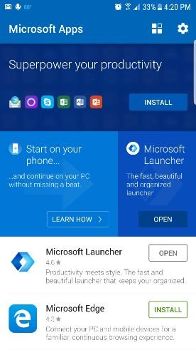 Android-Windows-Microsoft-приложения