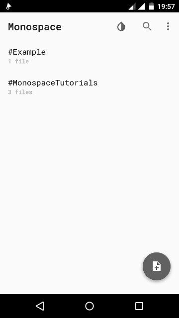 лучшие приложения для письма для Android-monospace