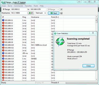 Angry-IP-Scanner сканирование подсети