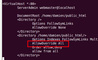 Apache-allowoverride