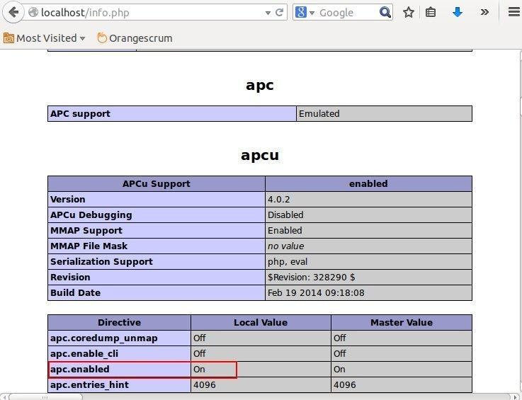 Apache-производительность-APC