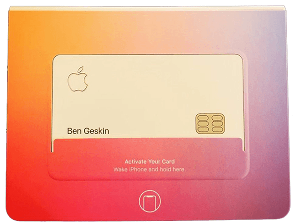 Apple Card Бен Гескин