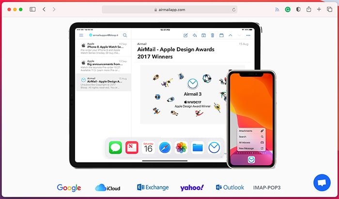 Альтернативная авиапочта Apple Mail