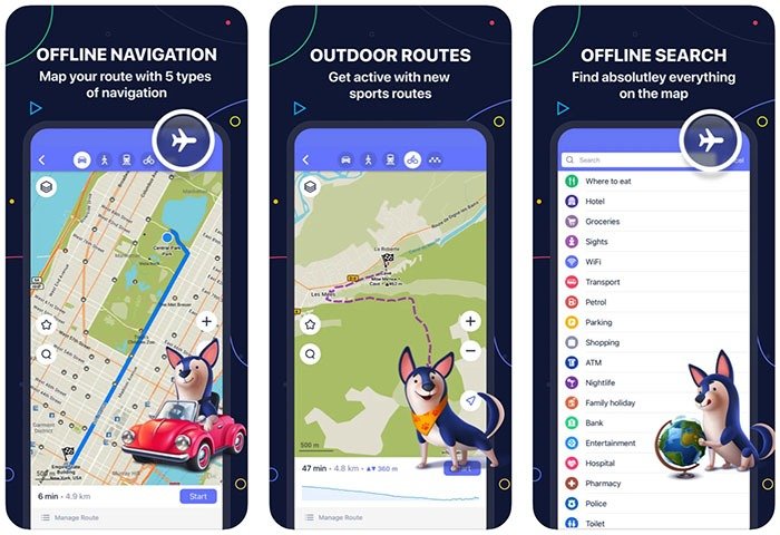 Альтернативы Apple Maps Приложение Mapsme