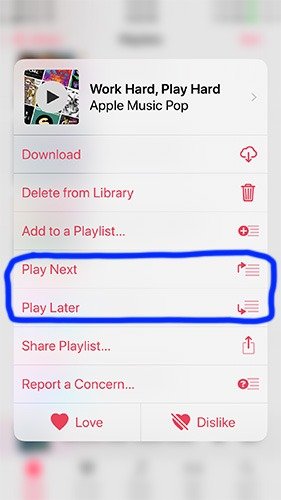 Apple-музыка-советы и подсказки-играть-следующую-позже