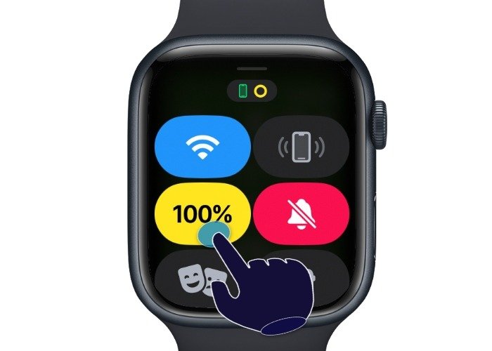 Процент заряда батареи Apple Watch