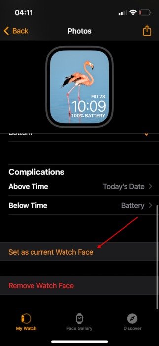 Apple Watch Battery Watch Приложение My Faces