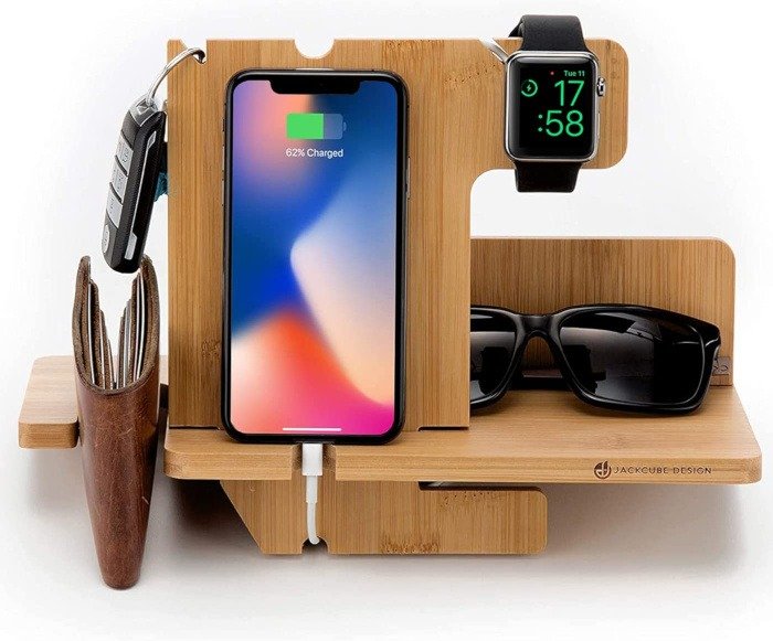 Док-станция Apple Watch Jackcube Design Деревянная подставка для зарядки