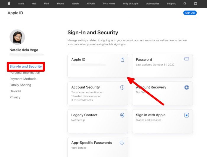 Веб-сайт Apple Apple ID