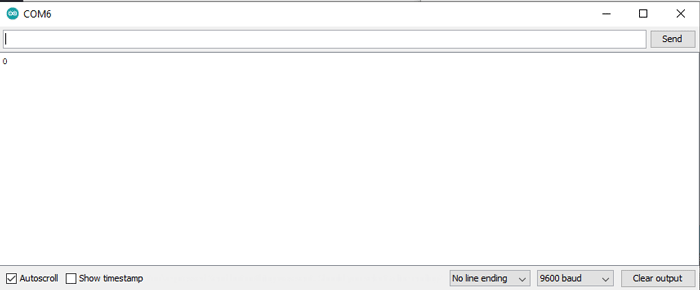 Выход последовательного монитора Arduino Ide Ноль Ноль Ноль