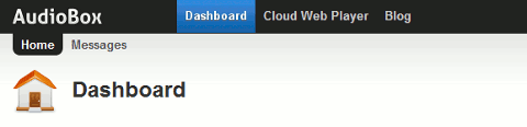 AudioBox — облачный веб-плеер