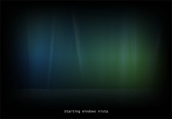 Загрузочный экран Vista Aurora